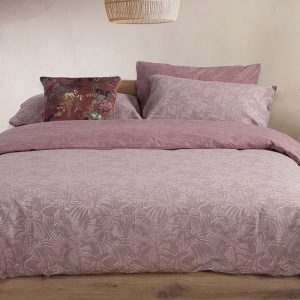 ΣΕΤ ΣΕΝΤΟΝΙΑ 4ΤΜΧ KING SIZE DAZIER ΜΕ ΛΑΣΤΙΧΟ 1Χ(270Χ270)+1X(180X200+35)+2Χ(52Χ72) NEF-NEF HOMEWARE MAUVE