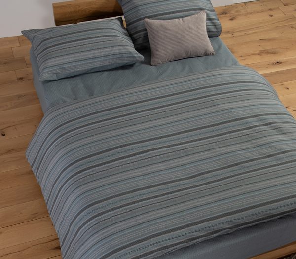 ΣΕΤ ΣΕΝΤΟΝΙΑ 4ΤΜΧ KING SIZE DEGREE ΜΕ ΛΑΣΤΙΧΟ 1Χ(270Χ270)+1X(180X200+35)+2Χ(52Χ72) NEF-NEF HOMEWARE DENIM