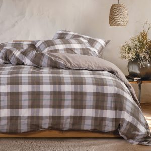 ΣΕΤ ΠΑΠΛΩΜΑΤΟΘΗΚΗ 2ΤΜΧ  ΜΟΝΗ RACKET 1X(170Χ240)+1X(52X72)  NEF-NEF HOMEWARE GOLDEN BROWN