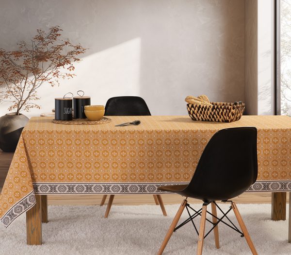 ΑΛΕΚΙΑΣΤΟ ΤΡΑΠΕΖΟΜΑΝΤΗΛΟ JENERIA 140Χ140 NEF-NEF HOMEWARE MUSTARD