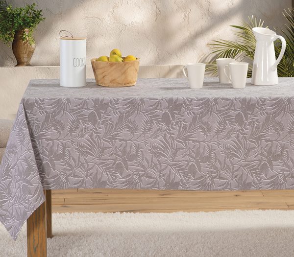 ΑΛΕΚΙΑΣΤΟ ΤΡΑΠΕΖΟΜΑΝΤΗΛΟ DAZIER 140Χ140 NEF-NEF HOMEWARE GREY