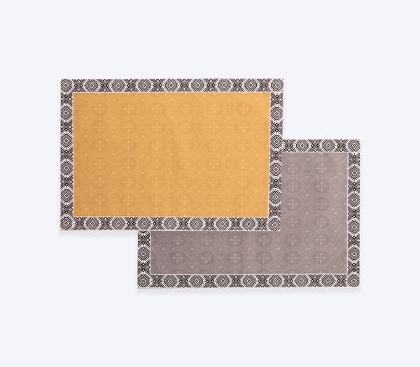 ΣΟΥΠΛΑ 2 ΌΨΕΩΝ JENERIA 33X48 NEF-NEF HOMEWARE MUSTARD/GREY