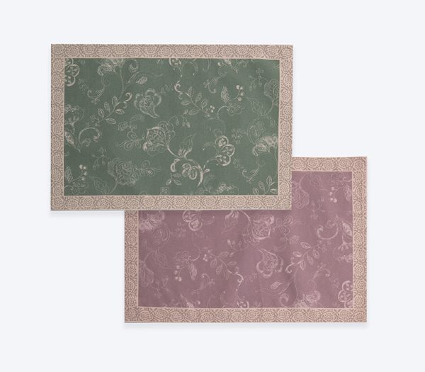 ΣΟΥΠΛΑ 2 ΌΨΕΩΝ CARENA 33X48 NEF-NEF HOMEWARE GREEN/MAUVE