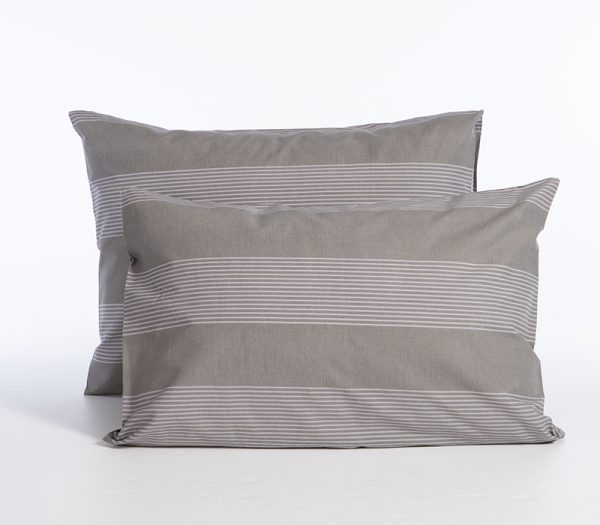 ΜΑΞΙΛΑΡΟΘΗΚΗ CASUAL STRIPE 52Χ72 NEF-NEF HOMEWARE D.GREY