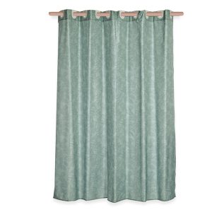 ΚΟΥΡΤΙΝΑ ΜΠΑΝΙΟΥ DAZIER 180X180 NEF-NEF HOMEWARE FROSTY GREEN