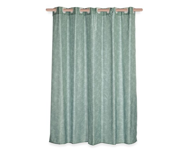 ΚΟΥΡΤΙΝΑ ΜΠΑΝΙΟΥ DAZIER 180X200 NEF-NEF HOMEWARE FROSTY GREEN