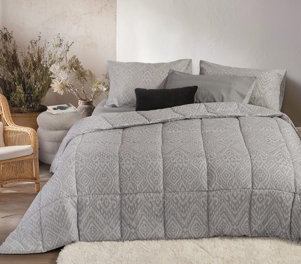 ΠΑΠΛΩΜΑ ΥΠΕΡΔΙΠΛΟ ORION 240X220 NEF-NEF HOMEWARE GREY