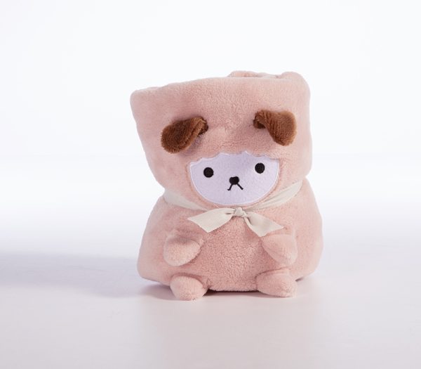 ΒΡΕΦΙΚΗ ΚΟΥΒΕΡΤΑ FLEECE ΑΓΚΑΛΙΑΣ LOVELY SHEEP 80X110 NEF-NEF HOMEWARE L.PINK