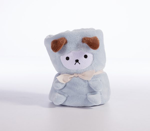 ΒΡΕΦΙΚΗ ΚΟΥΒΕΡΤΑ FLEECE ΑΓΚΑΛΙΑΣ LOVELY SHEEP 80X110 NEF-NEF HOMEWARE L.BLUE