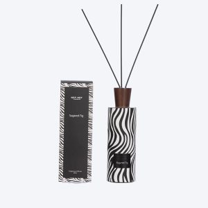 ΑΡΩΜΑΤΙΚΟ ΧΩΡΟΥ ME ΣΤΙΚΣ SUGARED FIG 400ml NEF-NEF HOMEWARE BLACK/WHITE