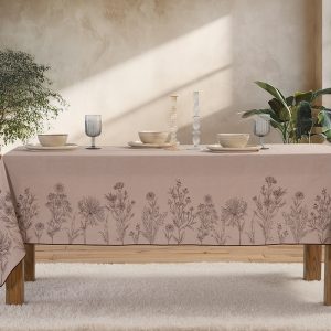 ΤΡΑΠΕΖΟΜΑΝΤΗΛΟ KERKYNIA 140X180 NEF-NEF HOMEWARE BROWN