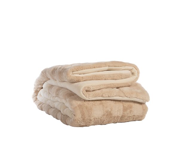 ΚΟΥΒΕΡΤΟΠΑΠΛΩΜΑ ΥΠΕΡΔΙΠΛΟ WANE 220Χ240 NEF-NEF HOMEWARE ECRU