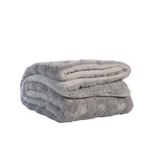 ΚΟΥΒΕΡΤΟΠΑΠΛΩΜΑ ΥΠΕΡΔΙΠΛΟ WANE 220Χ240 NEF-NEF HOMEWARE L.GREY