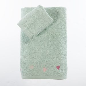 ΠΑΙΔΙΚΕΣ ΠΕΤΣΕΤΕΣ ΣΕΤ 2TMX HEARTS ATTACK 30X50+70X140 NEF-NEF HOMEWARE AQUA