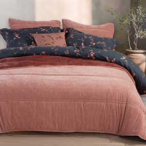 ΚΟΥΒΕΡΤΟΠΑΠΛΩΜΑ ΥΠΕΡΔΙΠΛΟ VANIA 240Χ220 NEF-NEF HOMEWARE ROSE
