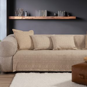 ΡΙΧΤΑΡΙ ΠΟΛΥΘΡΟΝΑΣ JENERIA 170X180 NEF-NEF HOMEWARE BEIGE