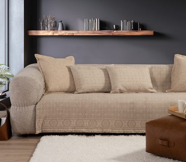 ΡΙΧΤΑΡΙ ΔΙΘΕΣΙΟΥ ΚΑΝΑΠΕ JENERIA 170X250 NEF-NEF HOMEWARE BEIGE