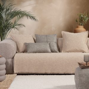 ΡΙΧΤΑΡΙ ΠΟΛΥΘΡΟΝΑΣ ALAMO 25 170X180 NEF-NEF HOMEWARE ECRU