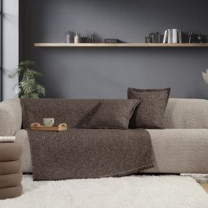 ΡΙΧΤΑΡΙ ΤΡΙΘΕΣΙΟΥ ΚΑΝΑΠΕ ALAMO 25 170X300 NEF-NEF HOMEWARE BROWN
