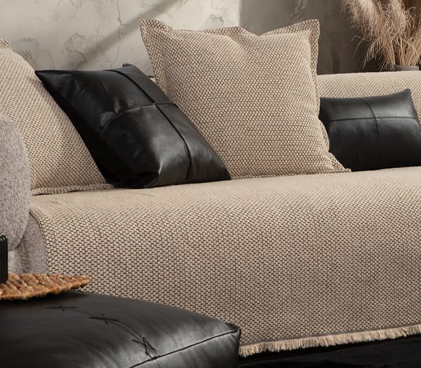 ΡΙΧΤΑΡΙ ΠΟΛΥΘΡΟΝΑΣ BROOKLYN 25 170X180 NEF-NEF HOMEWARE ECRU