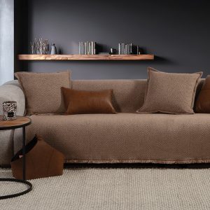 ΡΙΧΤΑΡΙ ΔΙΘΕΣΙΟΥ ΚΑΝΑΠΕ BROOKLYN 25 170X250 NEF-NEF HOMEWARE MOCCA