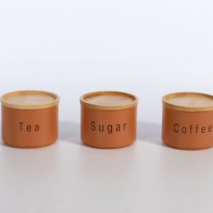 ΔΟΧΕΙΟ ΑΠΟΗΘΗΚΕΥΣΗΣ ΣΕΤ 3 ΤΜΧ COFFEE-TEA-SUGAR NEF-NEF HOMEWARE TERRA ΔΟΧΕΙΟ ΑΠΟΗΘΗΚΕΥΣΗΣ ΣΕΤ 3 ΤΜΧ COFFEE-TEA-SUGAR NEF-NEF HOMEWARE TERRA