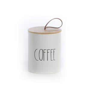 ΔΟΧΕΙΟ ΓΙΑ ΚΑΦΕ  COFFEE 10.4X10.4X13 NEF-NEF HOMEWARE WHITE ΔΟΧΕΙΟ ΓΙΑ ΚΑΦΕ  COFFEE 10.4X10.4X13 NEF-NEF HOMEWARE WHITE