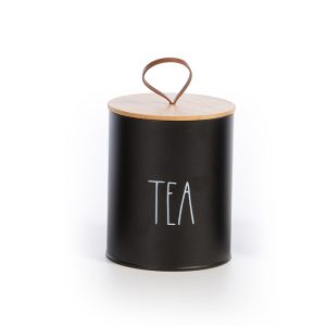 ΔΟΧΕΙΟ ΓΙΑ ΤΣΑΙ TEA TIME 10.4X10.4X13 NEF-NEF HOMEWARE BLACK ΔΟΧΕΙΟ ΓΙΑ ΤΣΑΙ TEA TIME 10.4X10.4X13 NEF-NEF HOMEWARE BLACK