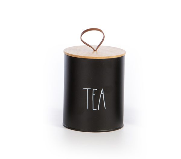 ΔΟΧΕΙΟ ΓΙΑ ΤΣΑΙ TEA TIME 10.4X10.4X13 NEF-NEF HOMEWARE BLACK