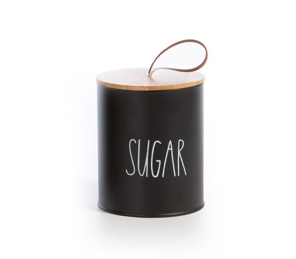 ΔΟΧΕΙΟ ΓΙΑ ΖΑΧΑΡΗ SWΕET SUGAR 10.4X10.4X13 NEF-NEF HOMEWARE BLACK