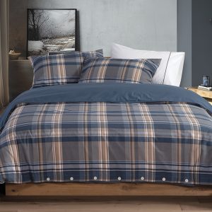 ΣΕΤ ΠΑΠΛΩΜΑΤΟΘΗΚΗ 3ΤΜΧ ΥΠΕΡΔΙΠΛΗ NAUTICA NAU SURFACE 1X(240X220)+2X(52X72) NEF-NEF HOMEWARE DENIM