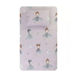 Σετ Σεντόνια 2τμχ Μονά Odette Λιλά 160x240cm+50×70 Borea Σετ Σεντόνια 2τμχ Μονά Odette Λιλά 160x240cm+50x70 Borea