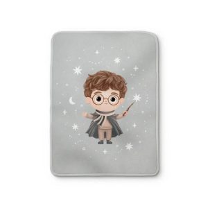 Κουβέρτα Παιδική Βελουτέ Wizard Μονή 150x220cm Γκρι Borea Κουβέρτα Παιδική Βελουτέ Wizard Μονή 150x220cm Γκρι Borea