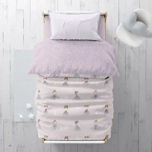 Παιδικό Κουβερτοπάπλωμα Odette Μονό 160 x 220 cm Λιλά  Borea