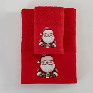 Σετ Πετσέτες 2τμχ HoHoHo Κόκκινο 50×90+30×50 Σε Κουτί Borea Σετ Πετσέτες 2τμχ HoHoHo Κόκκινο 50×90+30×50 Σε Κουτί Borea