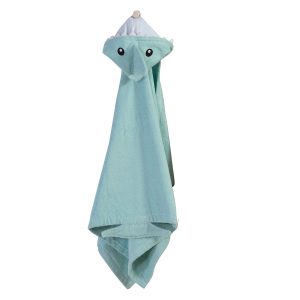 Βρεφική Κάπα με Κουκούλα Baby Shark Aqua 70×120 cm NEF NEF HOMEWARE Βρεφική Κάπα με Κουκούλα Baby Shark Aqua 70x120 cm NEF NEF HOMEWARE