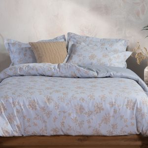 ΣΕΤ ΠΑΠΛΩΜΑΤΟΘΗΚΗ ΥΠΕΡΔΙΠΛΗ 3ΤΜΧ FOXY 1X(240X230)+2X(52X72) NEF-NEF HOMEWARE SILVER BLUE