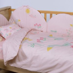 ΒΡΕΦΙΚΟ ΚΟΥΒΕΡΛΙ SPRING HAPPINESS 110Χ140 NEF-NEF HOMEWARE PINK