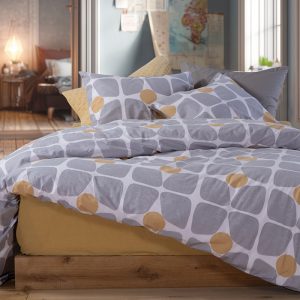 ΣΕΤ ΣΕΝΤΟΝΙΑ ΜΟΝΑ 3ΤΜΧ  CASUAL COREO 2X(170X270 )+1X(52X72) NEF-NEF HOMEWARE YELLOW