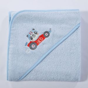 ΒΡΕΦΙΚΗ ΚΑΠΑ SUPER BOY 75X75 NEF-NEF HOMEWARE L.BLUE