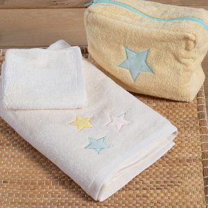 ΒΡΕΦΙΚΕΣ ΠΕΤΣΕΤΑ ΣΕΤ 2TMX HAPPY 30X50+70X140 NEF-NEF HOMEWARE ECRU