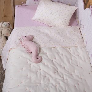 ΒΡΕΦΙΚΟ ΚΟΥΒΕΡΛΙ SPECIAL FLOWER 110Χ150 NEF-NEF HOMEWARE ECRU