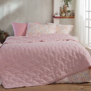 ΠΑΙΔΙΚΟ ΚΟΥΒΕΡΛΙ ΜΟΝΟ SPECIAL FLOWER 180Χ240 NEF-NEF HOMEWARE PINK