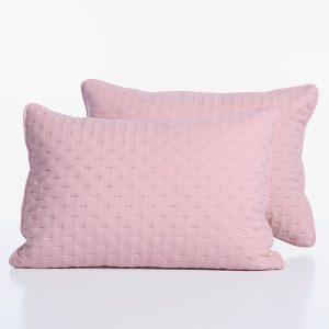 ΜΑΞΙΛΑΡΟΘΗΚΗ ΣΕΤ 2 ΤΕΜΑΧΙΩΝ ADELLE 52X72 NEF-NEF HOMEWARE ROSE