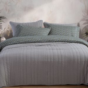 ΚΟΥΒΕΡΛΙ ΥΠΕΡΔΙΠΛΟ ELEMENTS-ECSTATIC 230X240 NEF-NEF HOMEWARE GREY