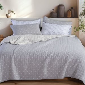 ΚΟΥΒΕΡΛΙ ΥΠΕΡΔΙΠΛΟ SURREAL 230X240 NEF-NEF HOMEWARE GREY