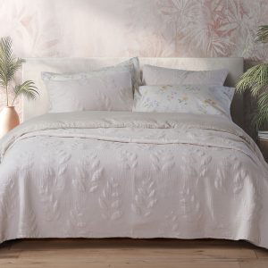 ΚΟΥΒΕΡΛΙ ΥΠΕΡΔΙΠΛΟ EMILY 230X240 NEF-NEF HOMEWARE ECRU