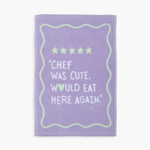 ΠΟΤΗΡΟΠΑΝΟ ΒΕΛΟΥΤΕ CHEF WAS CUTE 40Χ60 NEF-NEF HOMEWARE MAUVE