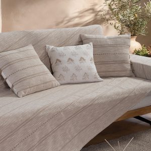 ΡΙΧΤΑΡΙ ΔΙΘΕΣΙΟΥ ΚΑΝΑΠΕ BLEEZE 180Χ250 NEF-NEF HOMEWARE BEIGE