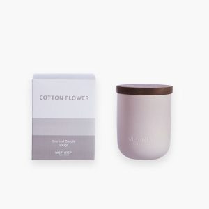 ΑΡΩΜΑΤΙΚΟ ΚΕΡΙ COTTON FLOWER 200gr NEF-NEF HOMEWARE GREY
